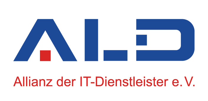 Logo der Allianz der IT-Dienstleister e.V. in Blau und Rot, mit den Buchstaben AID.